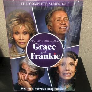 Grace and Frankie Season 1-6 on DVD 18-Disc set. Watched once.